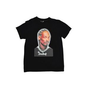 Dogg Supply by Snoop Dogg Mens Black Graphic Portrait T-Shirt Size M Unisex